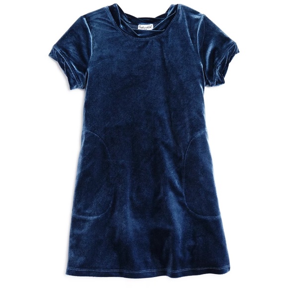Girls Splendid Velour Shift Dress - Picture 1 of 6